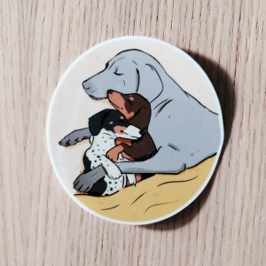 Sticker Sieste Canine
